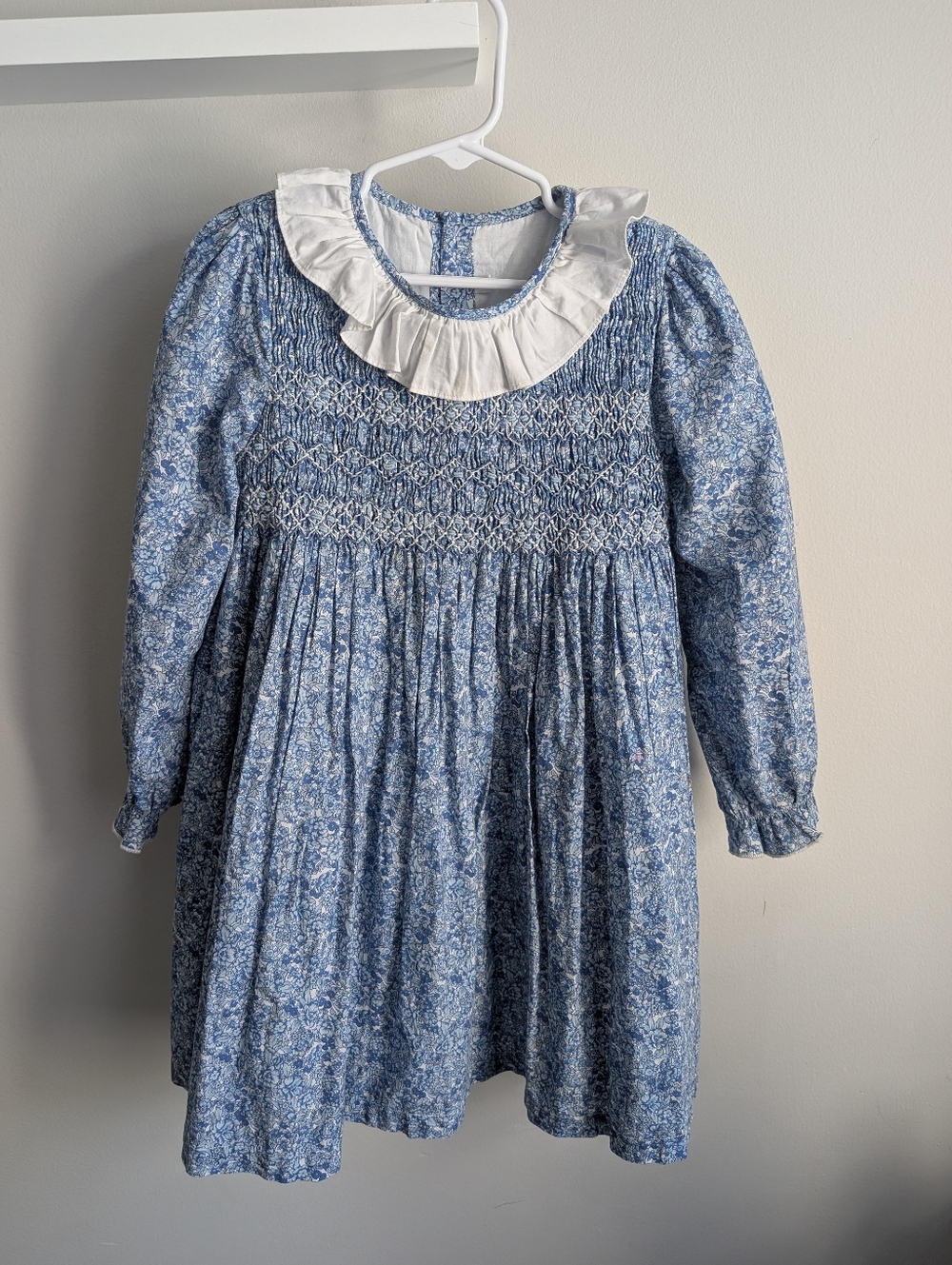 Blue Smocked Dress